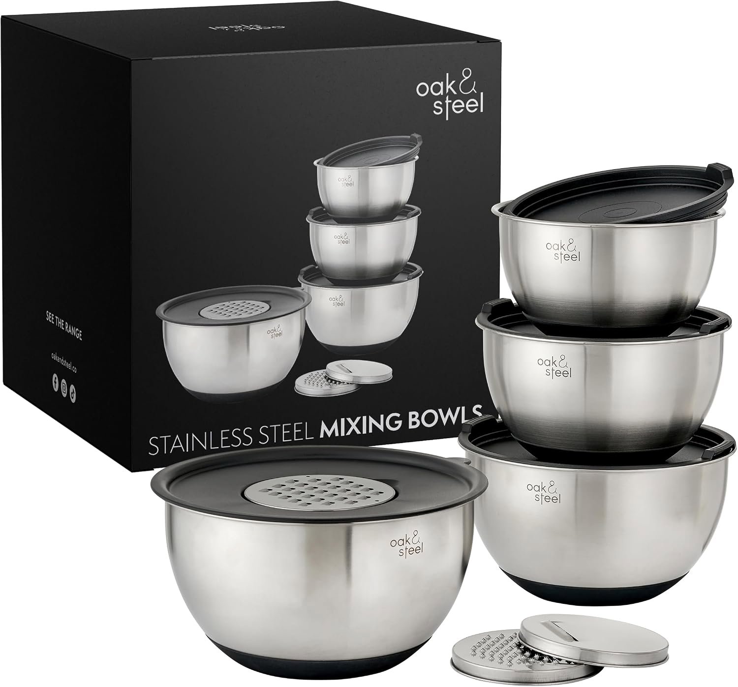Photo of Oak & Steel 4-piece set
