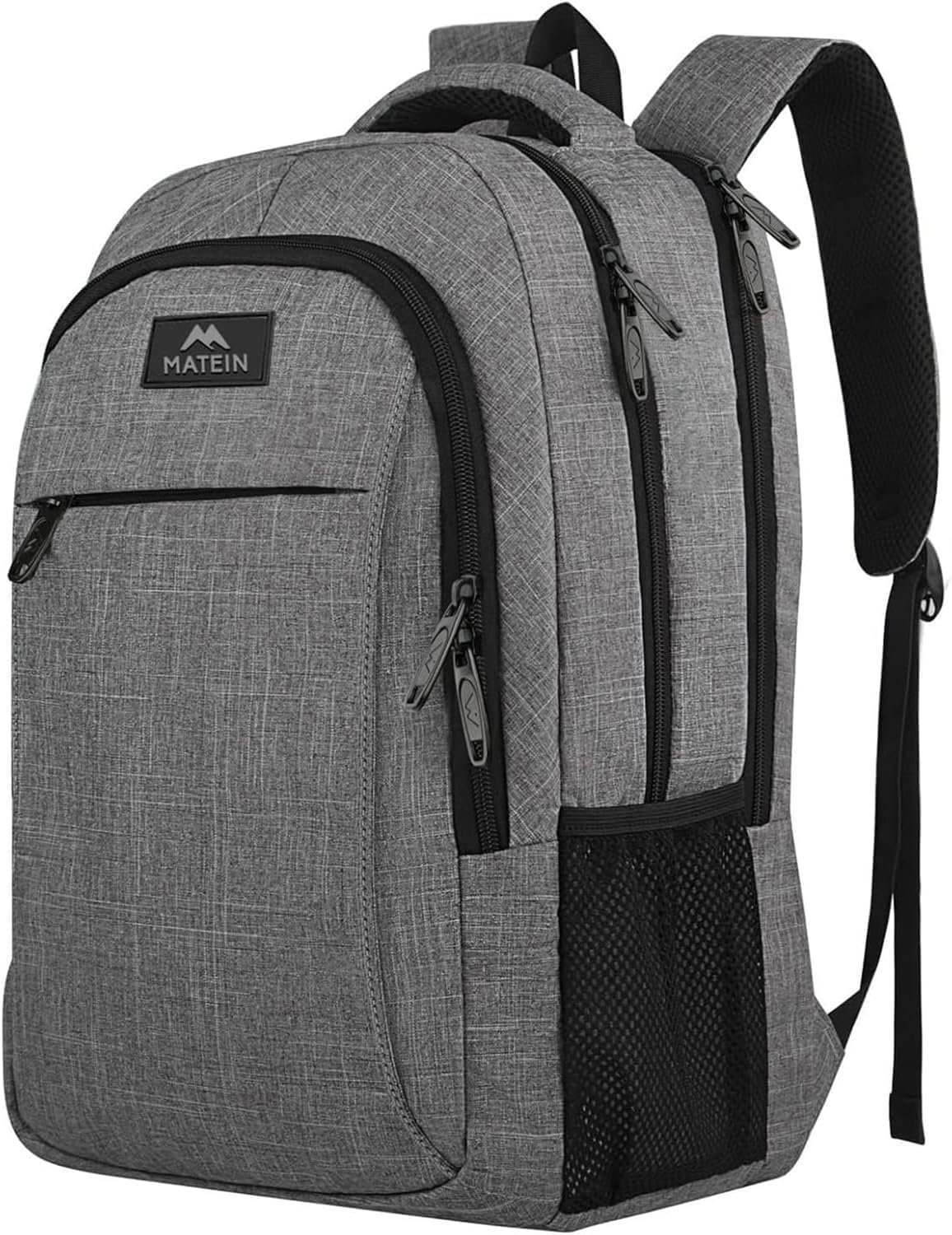 Review image for MATEIN Travel Laptop Backpack, Work Bag Lightweight Laptop Bag, Grey