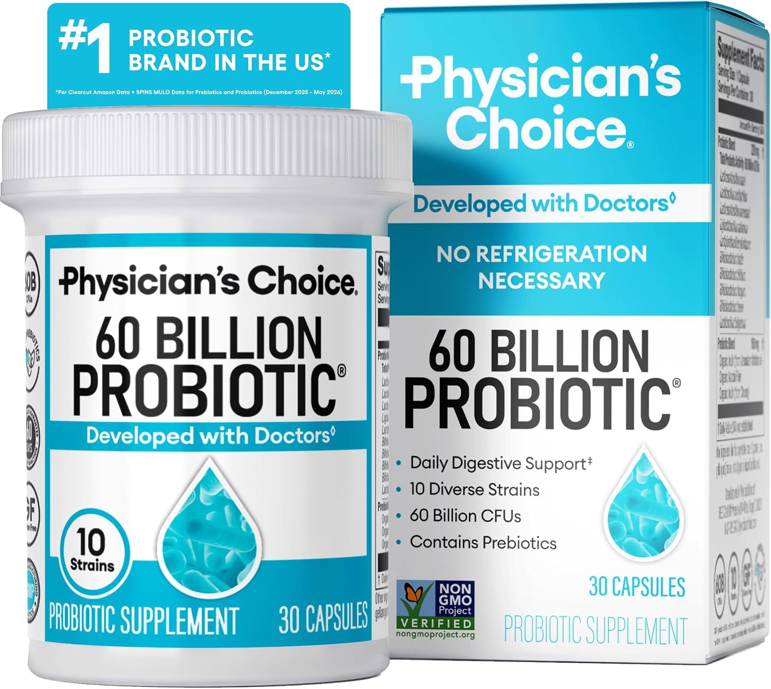 Review image for Physician's CHOICE Probiotics 60B review: gut health bestseller at 29% off