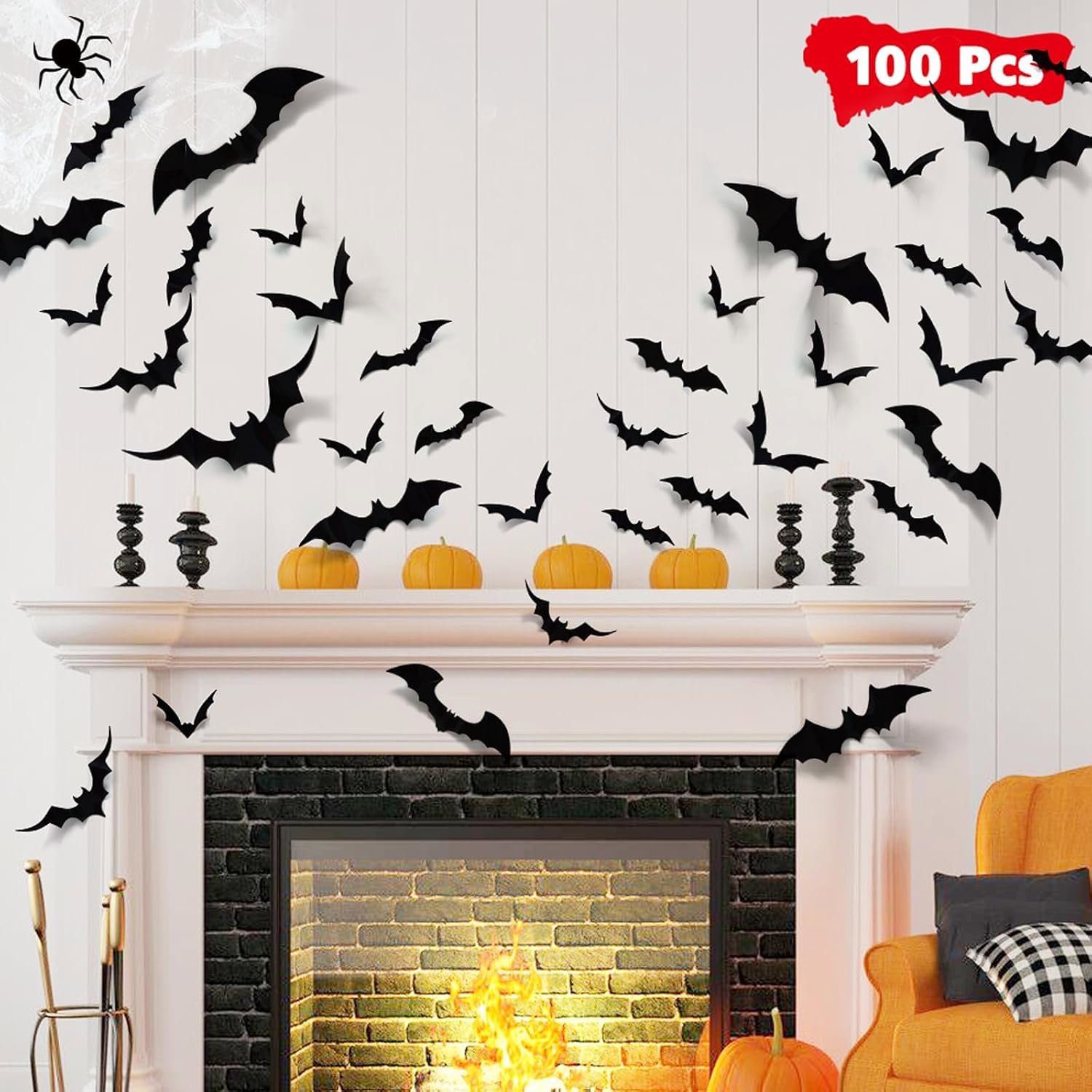Review image for LUDILO 100Pcs Bats Review: Cheap thrills for your haunted home