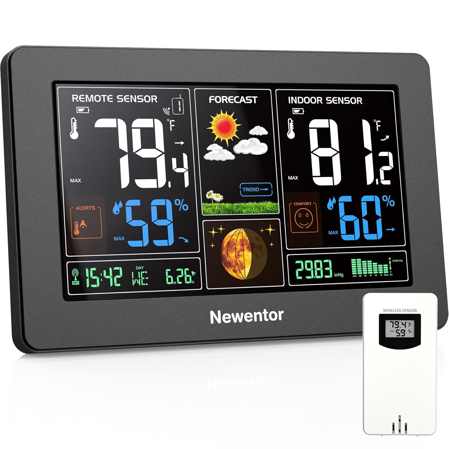 Review image for Newentor Weather Station review: accurate forecasts without the fancy price tag
