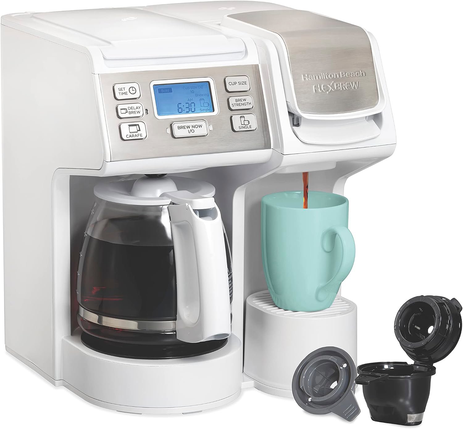 Photo of Hamilton Beach FlexBrew Trio (White)