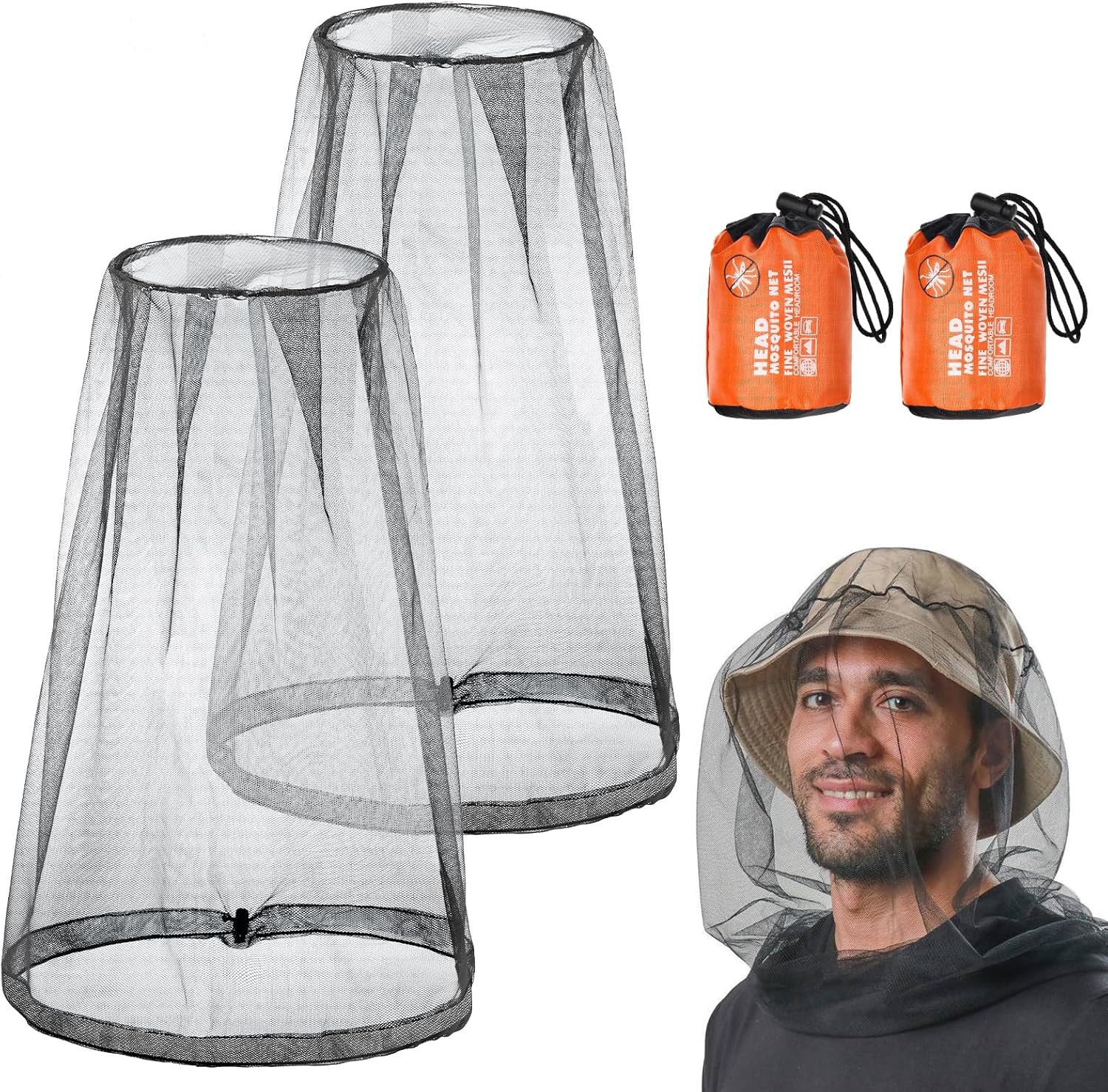 Photo of ACWOO 2-Pack Mosquito Head Net