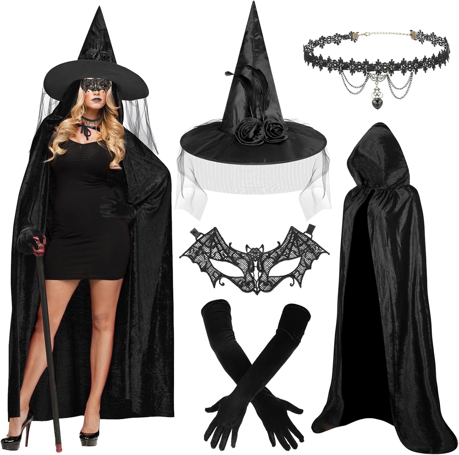 Photo of Beipegin Velvet Cape Set