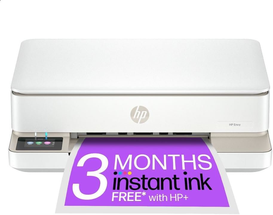 Review image for HP Envy 6120e All in One Printer | Perfect for Home | Colour | Wireless | Print, Scan & Copy | 3 Months of free Instant Ink | Easy Setup & Reliable Wi-Fi | White