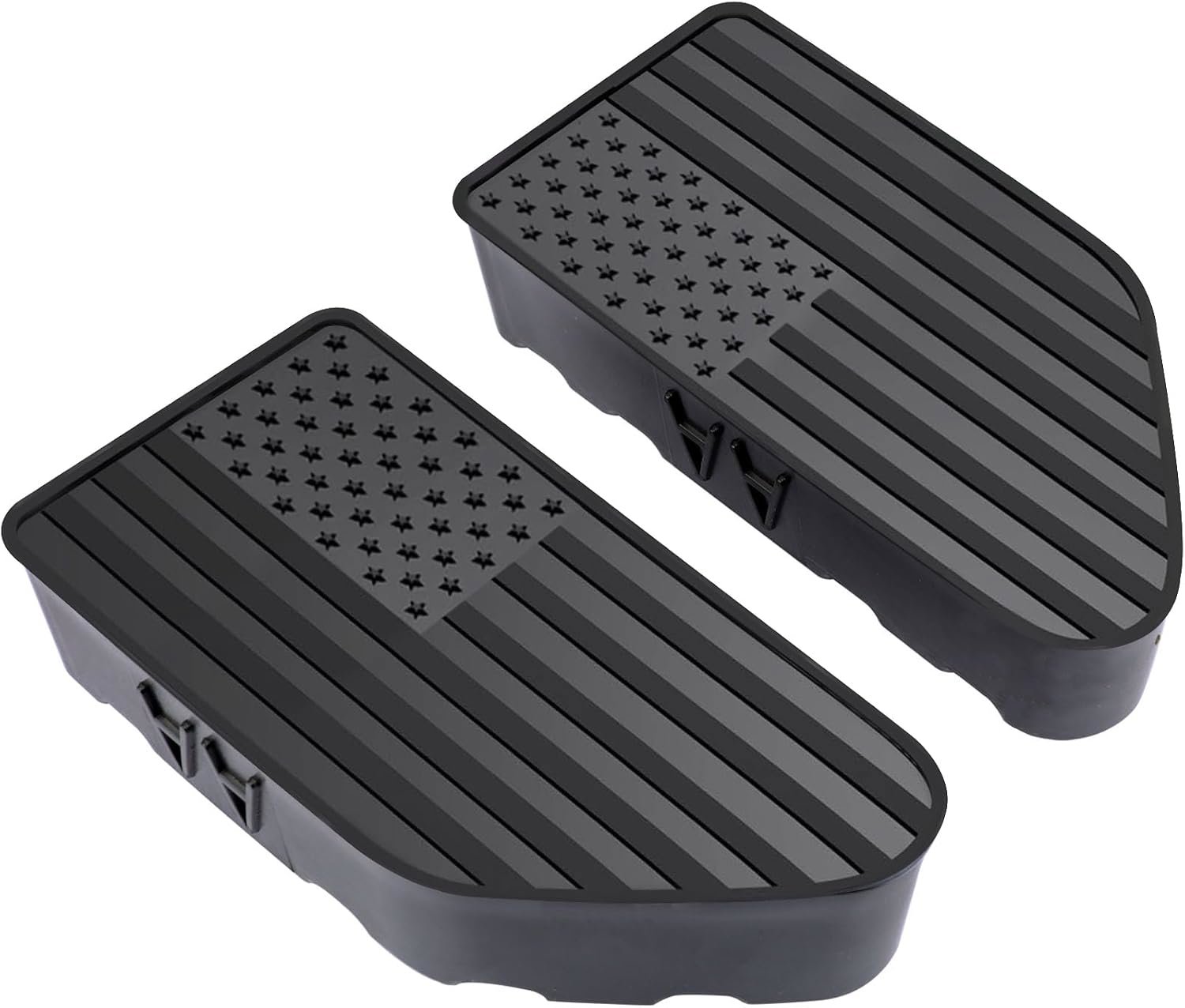 Review image for Bed Rail Stake Pocket Covers for GMC Chevy Silverado Sierra 1500 2019-2024 2025 2026, GMC Sierra 2500 3500HD 2020-2024 2025 2026, Truck Caps Rear Holes Plugs Covers Black