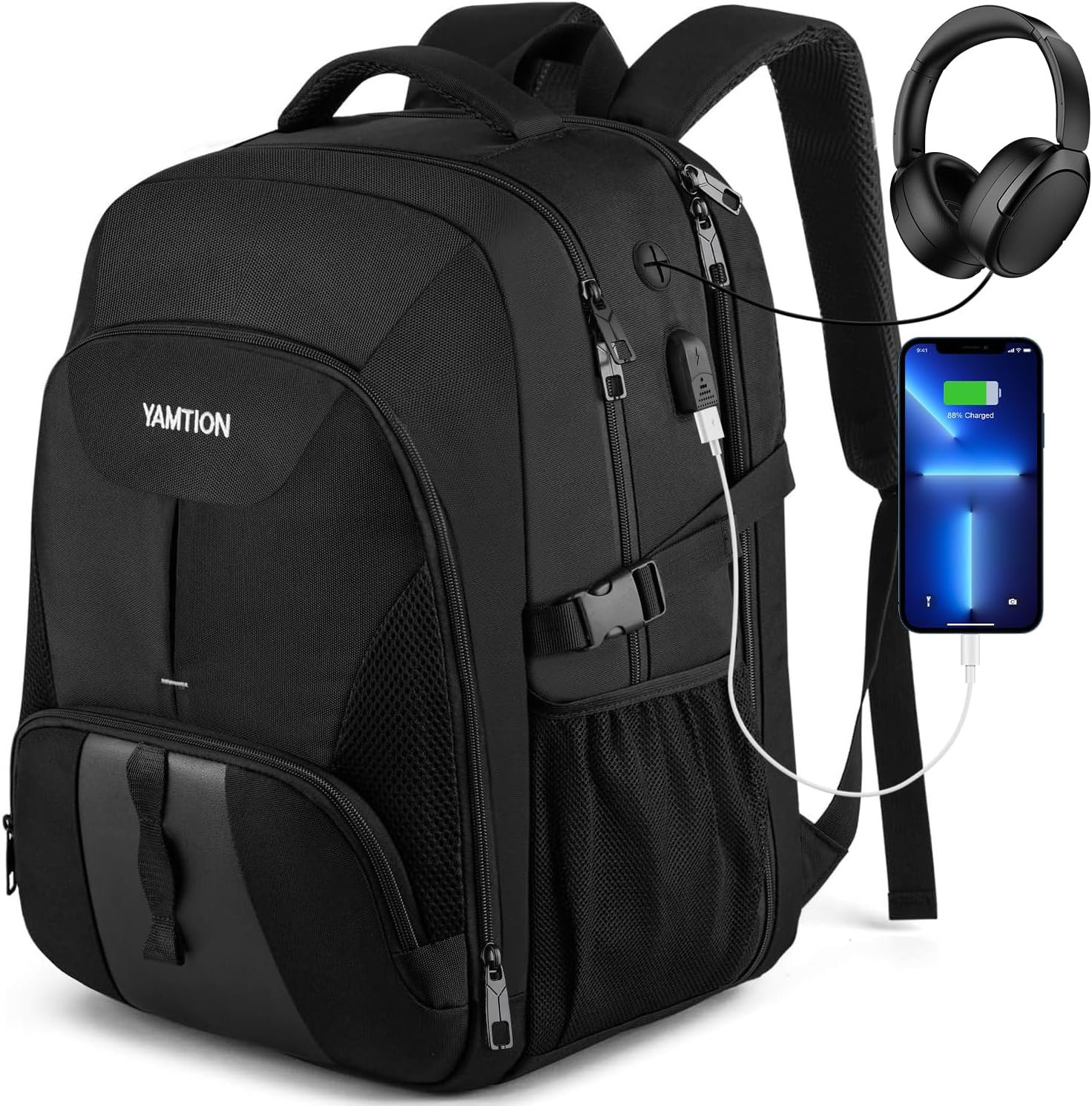 Review image for YAMTION 35L Backpack: The Boring-But-Honest Back-to-School Workhorse