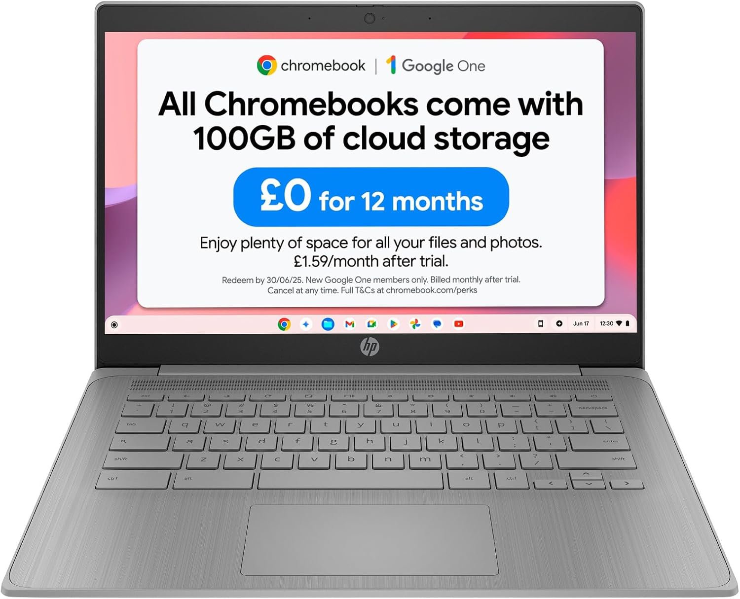 Review image for HP Chromebook 14" | Intel Celeron N4500 Processor | 4GB RAM | 64GB eMMC