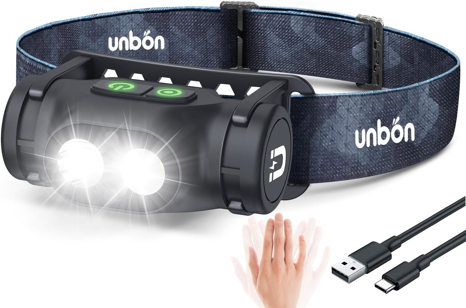 Photo of UNBON Rechargeable Headlamp