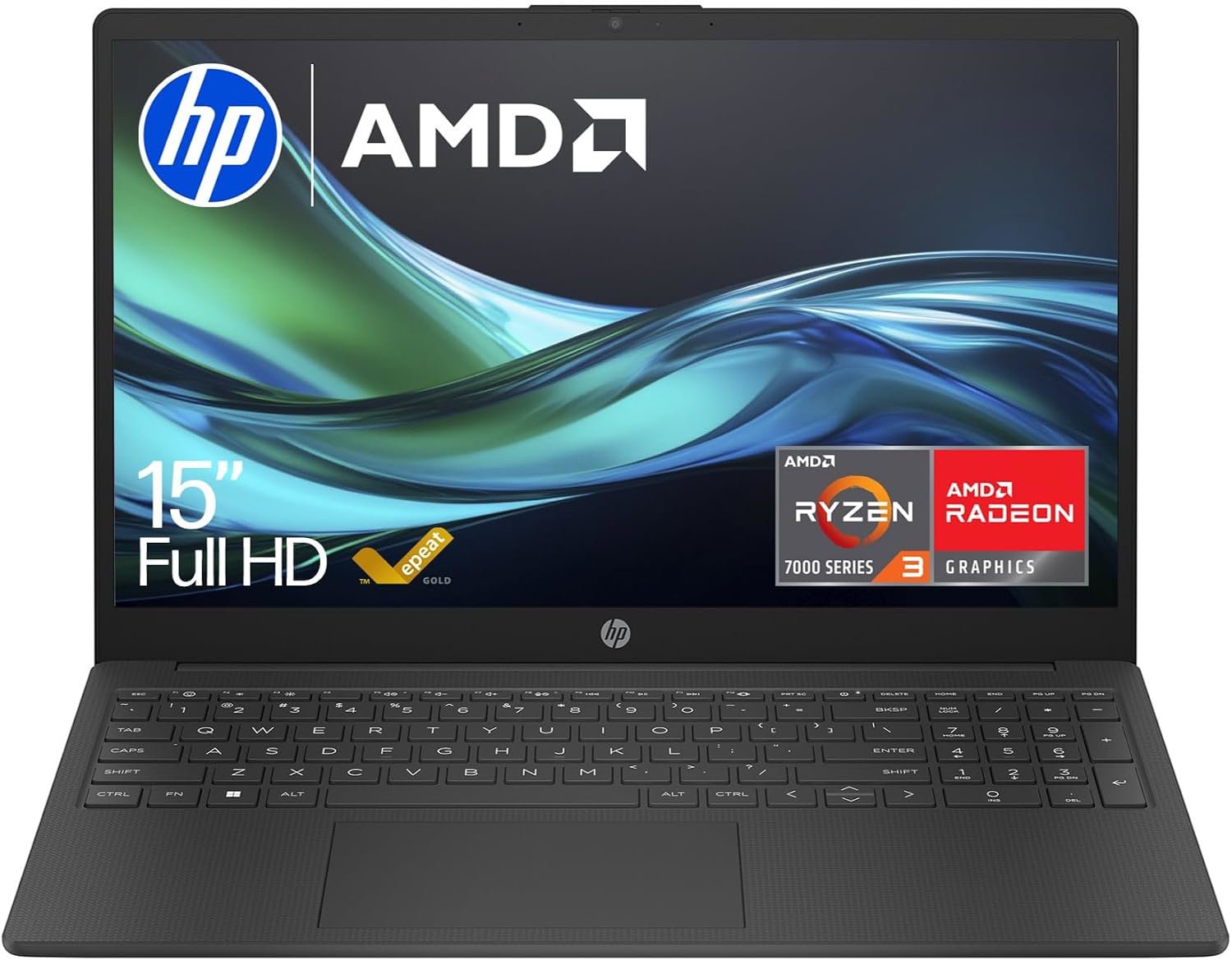 Review image for HP 15.6” Laptop | AMD Ryzen 3 7320U | 8GB RAM | 256GB SSD | Full HD Screen
