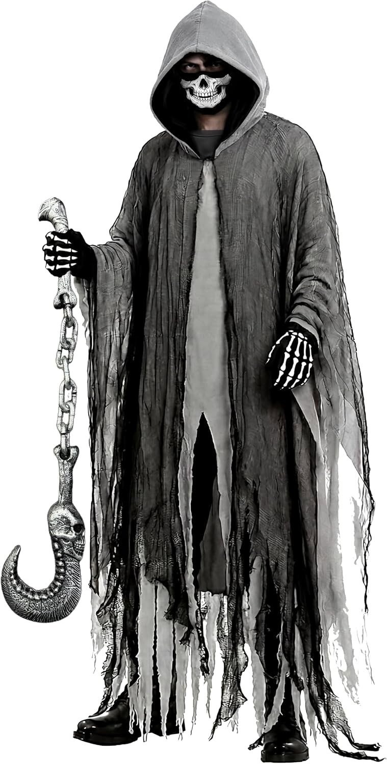 Review image for SZCXTOP Sensenmann Set: Spooky, not sturdy